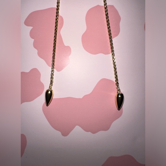 Kendra Scott | Silver Kacey Long Pendant Necklace in Filigree | NEW - Picture 6 of 8